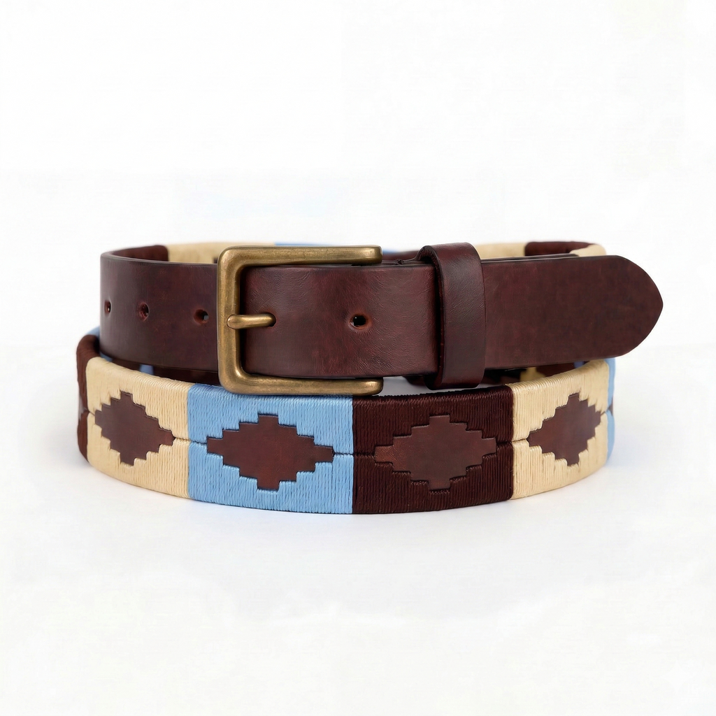 Unisex Leather Polo Belt