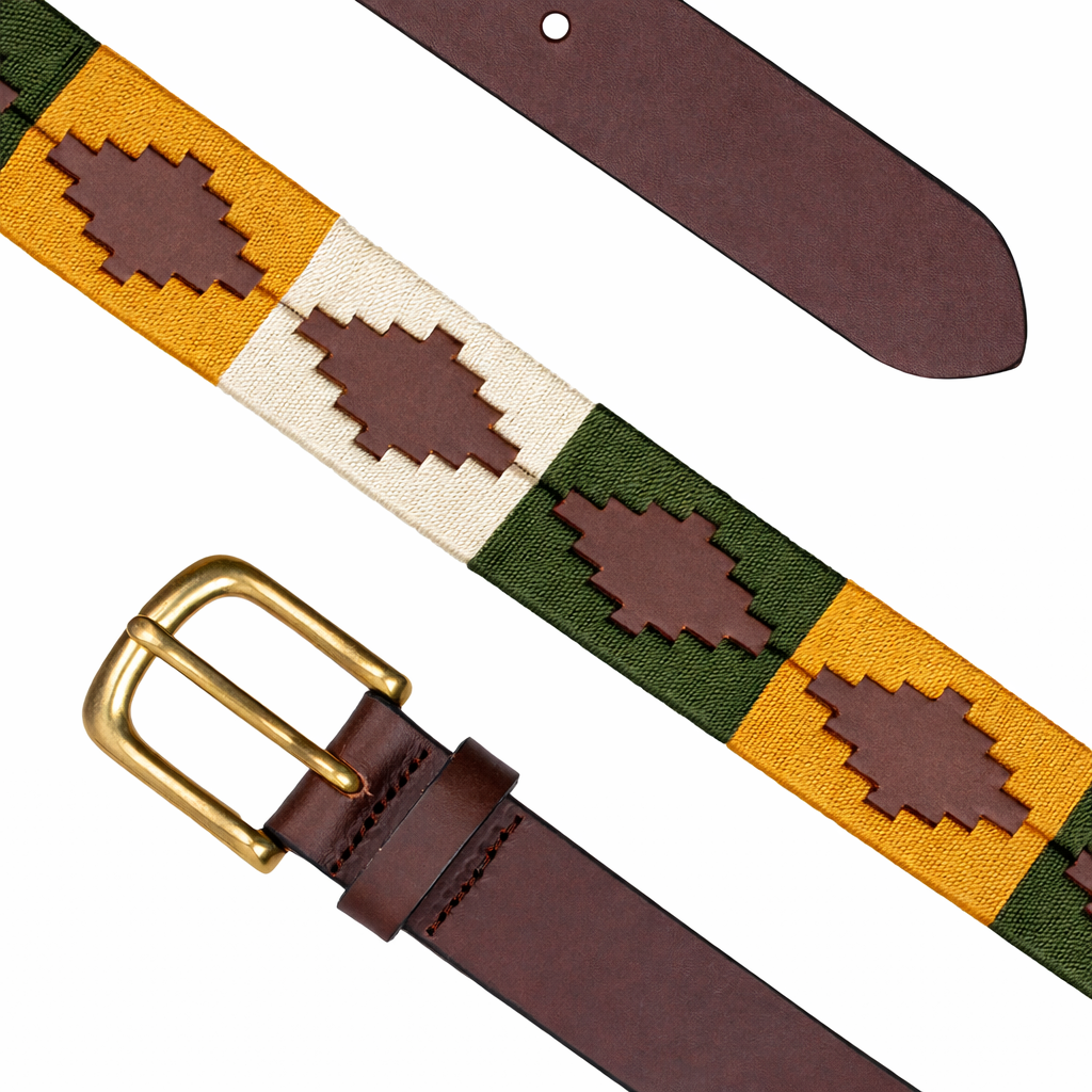 Unisex Leather Polo Belt