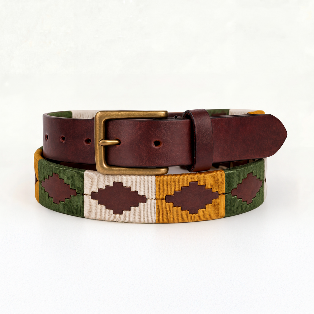 Unisex Leather Polo Belt